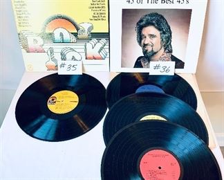 #35 -Rock Begins Vol one, $4, 1970,Condition: Very Good / #36 -Wolfman Jack, $15, Forty Five of the Best,1977,Condition:Good
