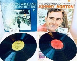 #38 -Mason Williams, $7, 1968,Cond.: Fair /#39 -Johnny Horton,$5, 1959,Cond.: Good
