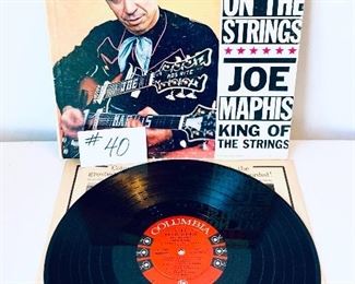 #40 -$28,  Joe Maphis, Fire on the Strings,Released:1959,Condition: Acceptable
