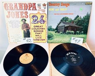 #42 -Grandpa Jones, (SOLD) 
1975 / #43 -Reno and Smiley ,$30, 1961 - Condition: Both  Acceptable
