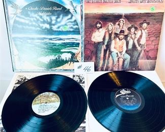 Lot #46 - $17,  Charlie Daniels Band, Released:1975 &1979,Condition: Good
