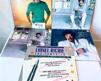 Lot 79- $49,  Lionel Richie Albums, Condition: All four are Good condition