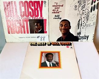 Lot 88- $12,  Bill Cosby Albums, Is a Very Funny Fellow, 1963 / I started out as a child, 1964 / Best of Bill Cosby, 1969 - Condition: All are Acceptable
