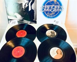 #110- $5,  Billy Joel Greatest Hits Vol I/II, 1983/ #111- $8,  Bee Gees Greatest, 1979 - Condition: Both are Good