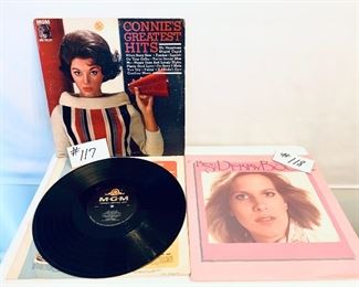 #117 -$4, Connie Francis, 1962, Cond.:Good/
#118, $12 Debby Boone (Sealed)1986, Cond.: Excellent
