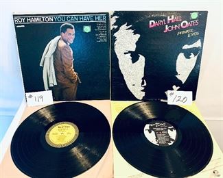 #119- $10  Roy Hamilton,1960, Cond.:Very Good/       #120-(SOLD) Daryl Hall & John Oats ,1981, Cond.:Good
