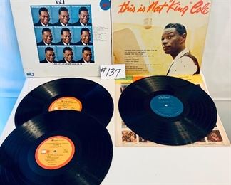 Lot 137-  $13,  Nat King Cole Albums, This is Nat,1957 , Cond.:Very Good/ Greatest Hits Vol 1, 1972, Cond.: Very Good

