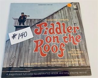#140- $25,  Fiddler on the Roof Soundtrack, SEALED, Released:1968, Condition:Excellent

