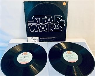 #142- $12,  Star Wars Soundtrack, Released:1977, Condition:Good
