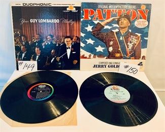 #149 -$5, Guy Lombardo , 1956, Very Good/   #150 -$7, Patton Motion Picture Score, 1970, Acceptable
