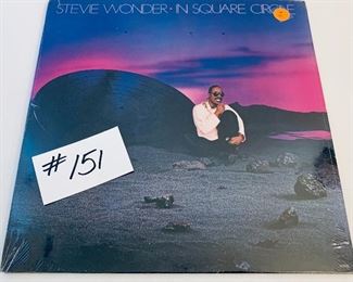 #151- $12,  Stevie Wonder In Square Circle (SEALED) , Released:1985,  Condition:Excellent
