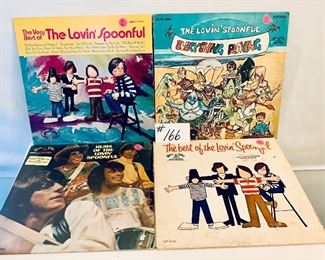 #166 - $16, Lovin Spoonful Albums, Best of ,1967, Acceptable/ Everything Playing, 1968, Acceptable/ Hums, 1966, Acceptable/ Very Best of, 1970, Good
