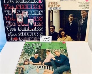 Lot #195 -$20,    The Seekers 1965, Good/ A World of our Own 1965, Good/ Georgy Girl 1966, Good
