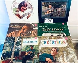 Lot #198 -$30,  Chet Atkins Albums 1960's & 1971, Condtion: Excellent (A Legendary Performance) to Fair