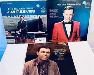 Lot #201 -$18,  Jimmy Reeves Albums, 1960, 63, 65, Condition: Good to Fair