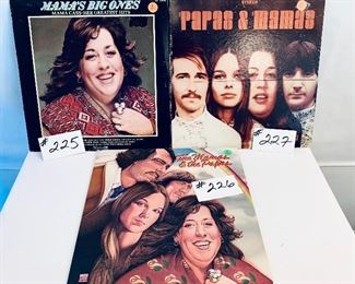 #225 -$8,   #226 -$15,   #227 -$15,  Mamas & the Papa's, Condition: Very Good to Acceptable