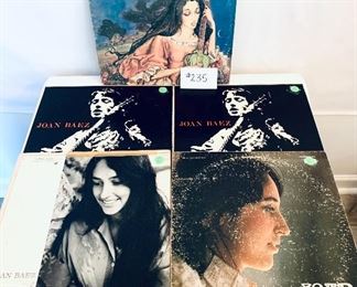 Lot 235 -$22,   Joan Baez Albums, 1960-1976, Condition: Good to Fair