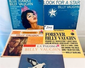 Lot 244 -$10, Billy Vaugh Albums 1958-1967, Condition: Very Good to Fair
