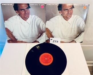 #258A -5, James Taylor 1985, Good/  #258B -(SOLD)James Taylor,1985 EXCELLENT-SEALED
