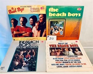 Lot 313 - $22,   Beach Boys Albums , Condition: Good to Acceptable