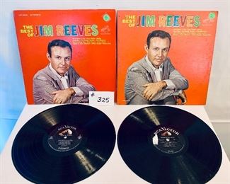 Lot 325- Jim Reeves  $5 each 
THE BEST OF JIM REEVES.   Good-Acceptable 1964