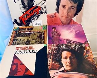 LOT 338- (6) Herb Albert’s Tijuana brass 
$25 set.   Very good-acceptable 1969-1982