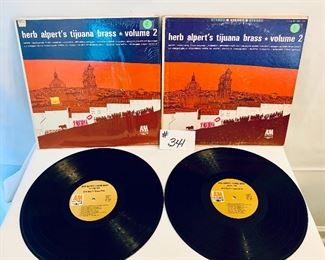 LOT 341- Herb Albert’s Tijuana brass 
$4 EACH  VOLUME 2 /good-acceptable 
1963 