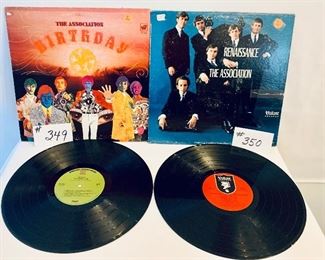 #349 / #350-  THE ASSOCIATION.
#349- BIRTHDAY $10.    acceptable 1966
#350 - RENAISSANCE $7. acceptable 1966
