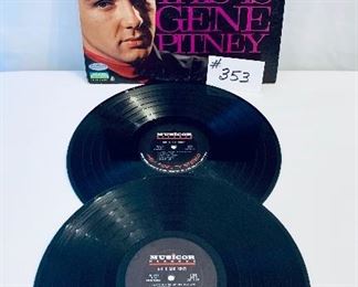 #353 - Gene Pitney THIS IS GENE PITNEY 
acceptable 1966 $7 