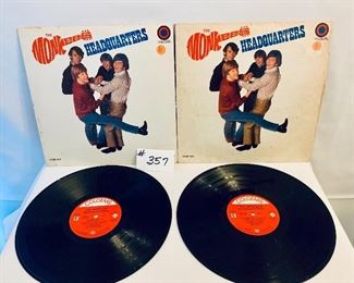 Lot 357- THE MONKEES. $10 EACH 
HEADQUARTERS good-acceptable 1967