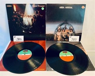#382- ABBA/ SUPER TROOPER $15
very good 1980
#383- ABBA/ARRIVAL (SOLD) 
Good condition. 1976