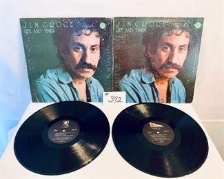 #392- JIM CROCE. $6 EACH 
LIFE AND TIMES 
acceptable 1975
