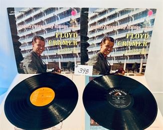 Lot 398- FLYOD CRAMER $5 EACH 
COUNTRY PIANO- CITY STRINGS 
very good-good 