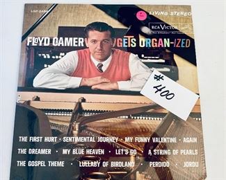 #400- NEW/ SEALED  $10
Flyod Cramer/ Gets Organized 
very good 1962