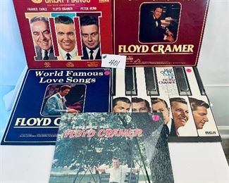 LOT 401- (5) FLOYD CRAMER $16
excellent- acceptable. 1963-1964
