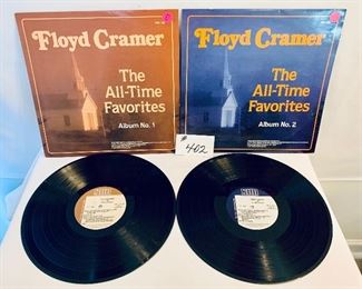 Lot #402- (2) FLOYD  CRAMER $7 
ALL TIME FAVORITES 
very good 1987 
