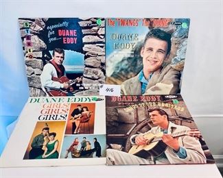 Lot 416- (4) DUANE EDDY $12
very good - acceptable 1959-1961