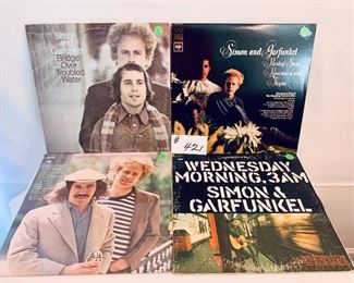 Lot #421- (4) SIMON AND GARFUNKEL
$ 27.  very good-acceptable. 1966-1972