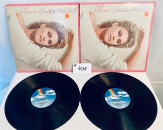 Lot #438- OLIVIA NEWTON JOHN 
$10 EACH. good condition 1982 
Olivia’s Greatest Hits Vol 2