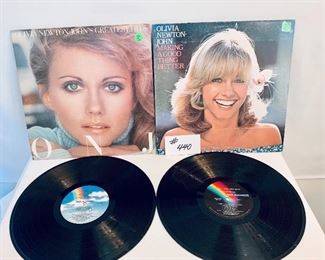 Lot # 440-(2) Olivia Newton John $25
good-acceptable 1976-1977