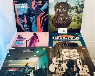 LOT #443- (6) CHET ATKINS $30
very good-good. 1961-1974
