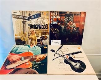 Lot # 447- (4) CHET ATKINS $20
good-acceptable 1956-1959