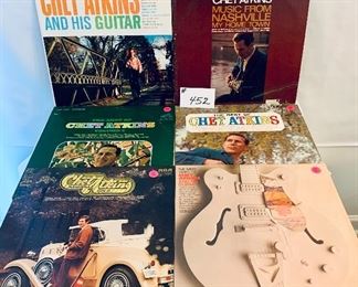 Lot #452- (6) CHET ATKINS  $28
good-fair. 1961-1972