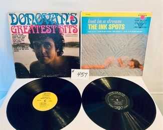 Lot # 457- $6 EACH 
DONOVAN / greatest hits  1969
THE INK SPOTS / lost in a dream 1965
good-very good condition 