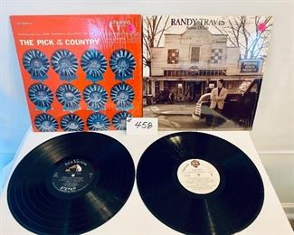 LOT #458- PAIR $12
PICK OF COUNTRY  
acceptable 
RANDY TRAVIS  1986
excellent 