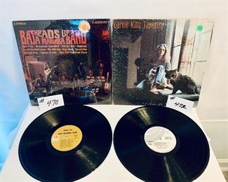 # 470- BAJA MARIMBA BAND/ HEADS UP.  1967   very-good.  $6
# 472- CAROLE KING / TAPESTRY
1971. good. (SOLD)