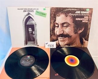 LOT #488- (2) JIM CROCE.  $18
good-acceptable. 1972-1974