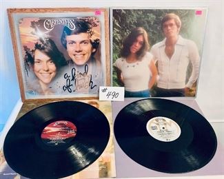 Lot # 490- (2) THE CARPENTERS $20
A KIND OF HUSH.  HORIZON. 
1975-1976. excellent-very good.