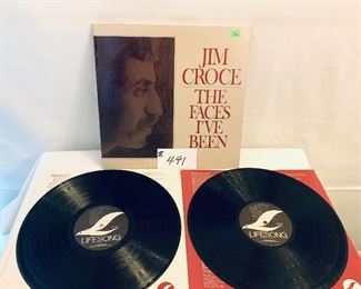 #491- JIM CROCE $15
FACES I’VE BEEN   1975. 
very good condition. 

