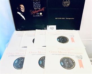 # 493- NAT KING COLE  $45
set (6). GOLDEN TREASURY BOX 
-1966.   Excellent condition. 
